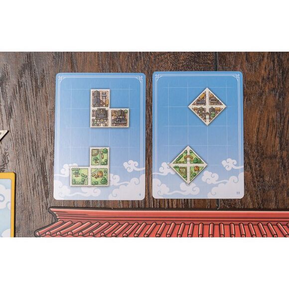 Tangram City Tile Laying Strategy Board Game - Picture 7 of 8